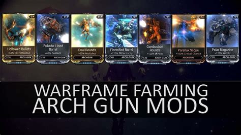 warframe archgun mods farm 2023.